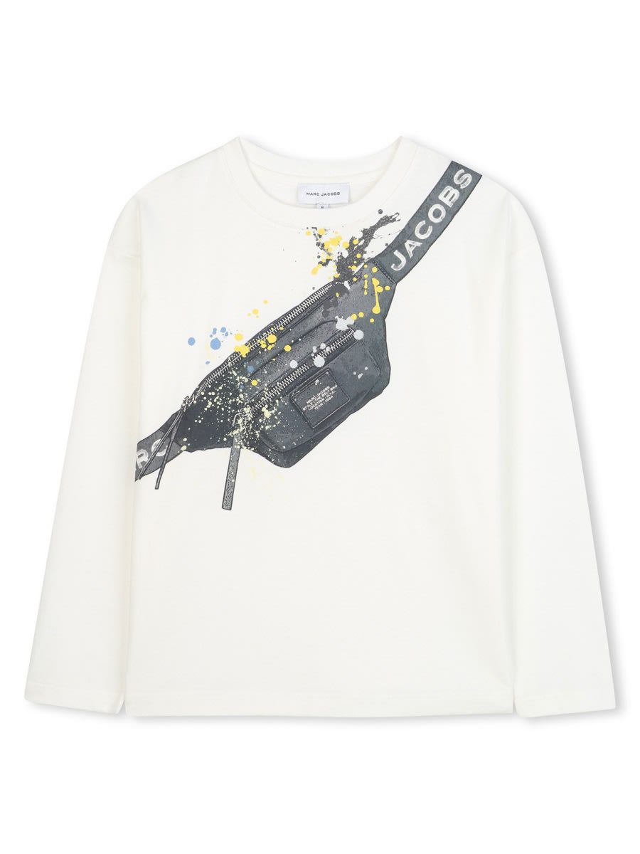Marc Jacobs Kids' Tee Shirt In White