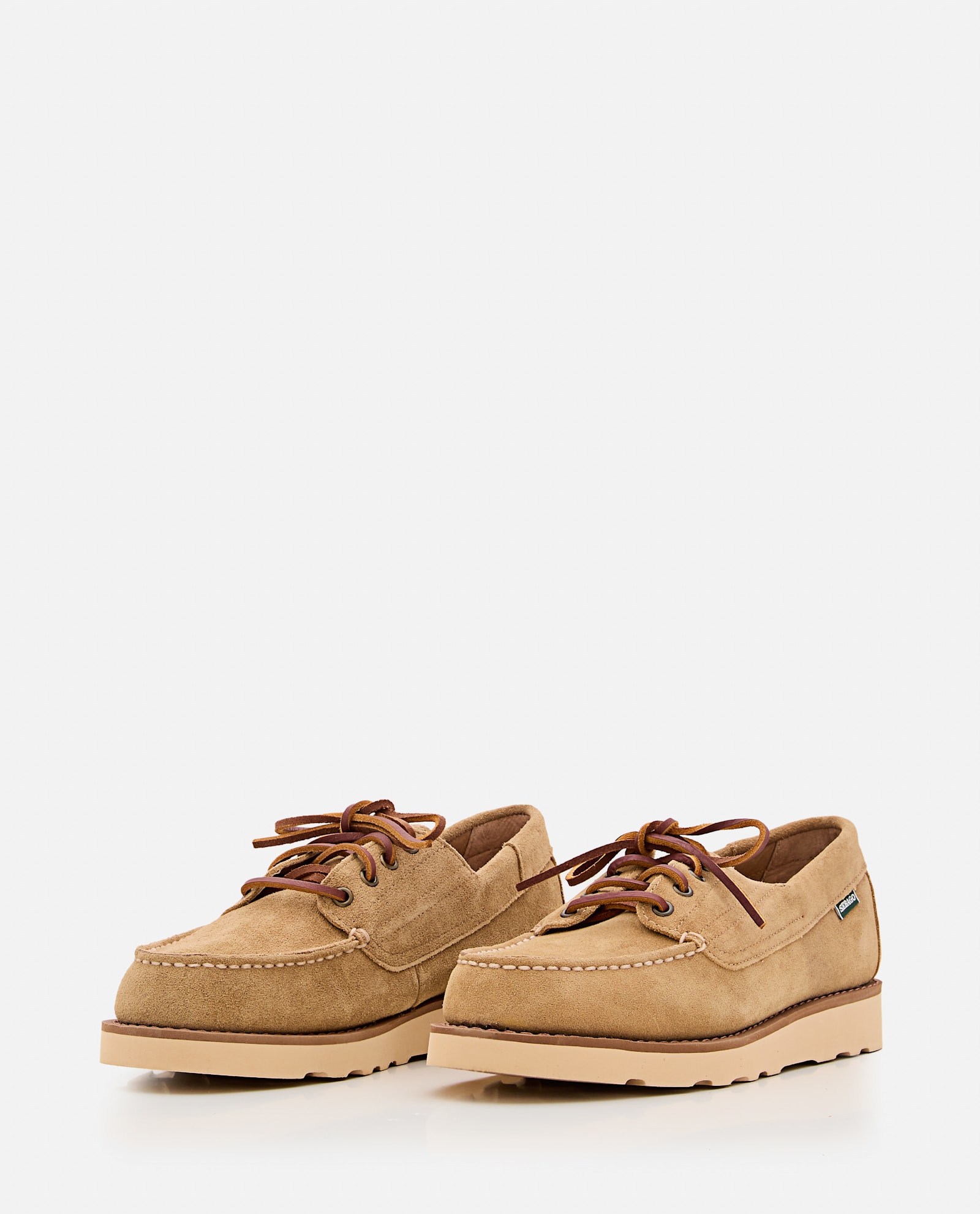 Sebago Askookfield Suede Loafers In Brown