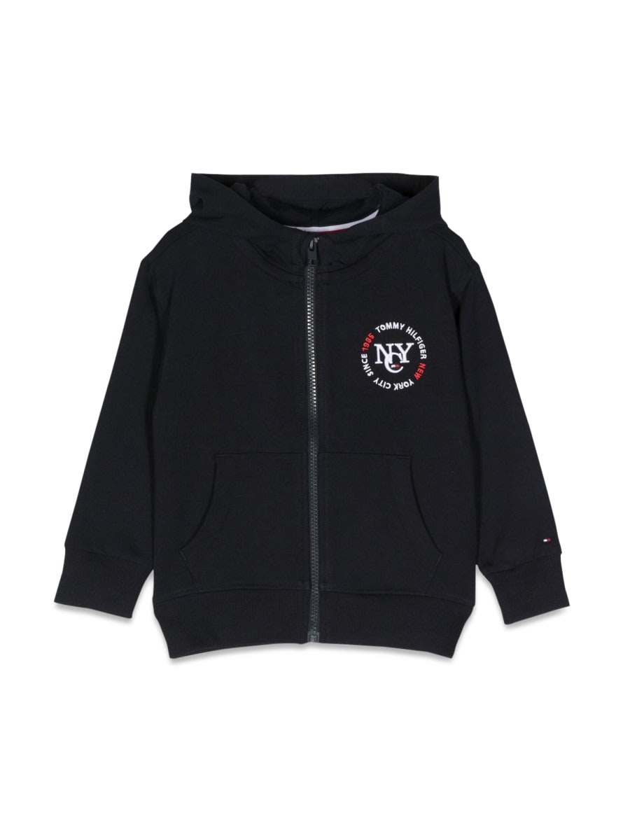 Tommy Hilfiger Timeless Zipper Hoodie In Blue