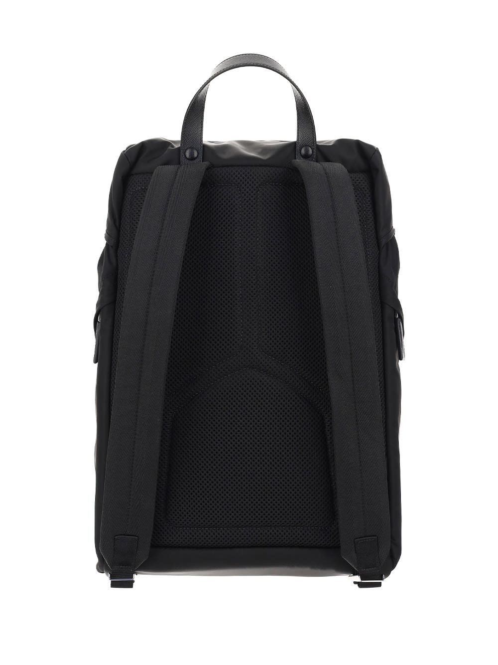 Shop Prada Backpack In Black