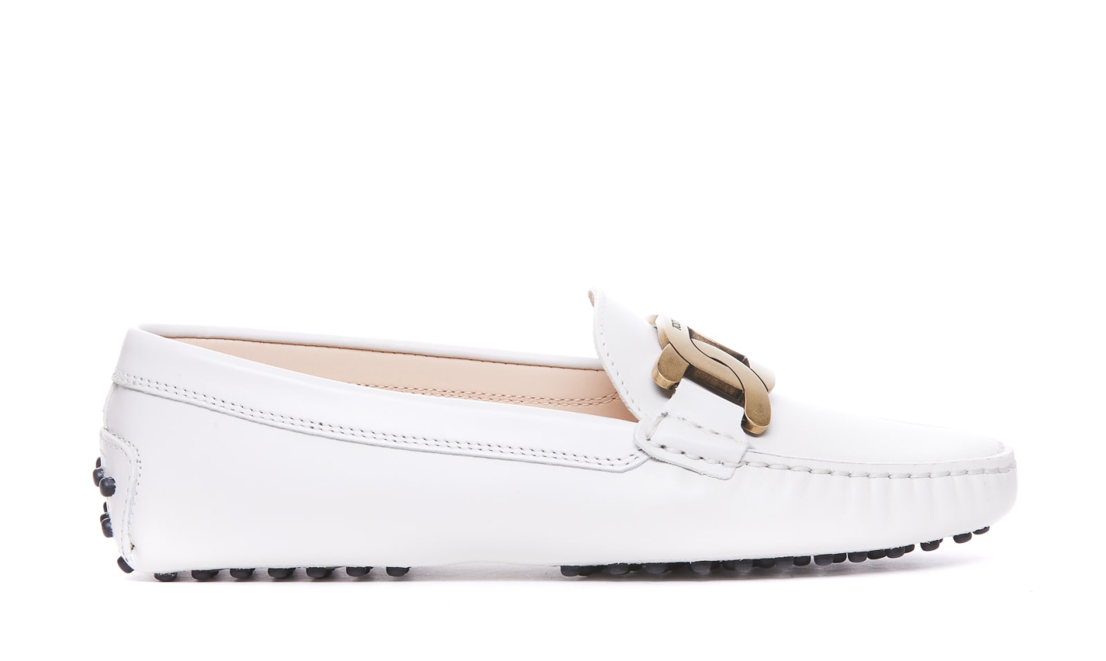 Shop Tod's Kate Loafers In White