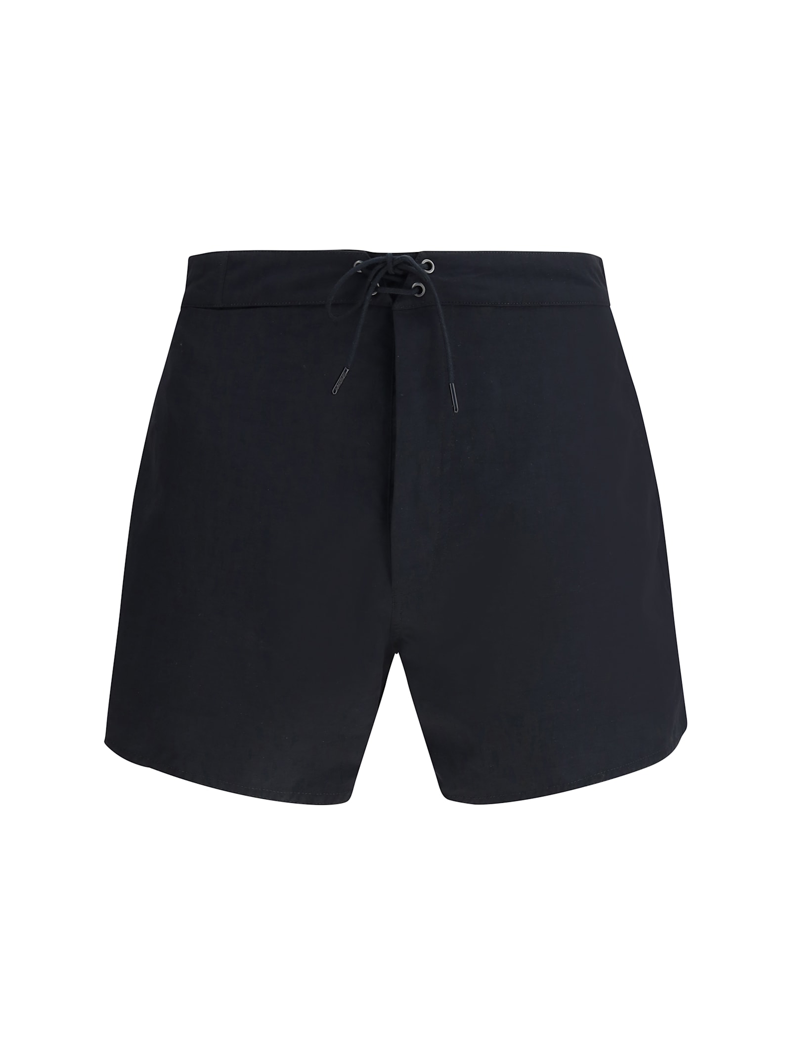 Saint Laurent Black Polyamide Swim Shorts In Black