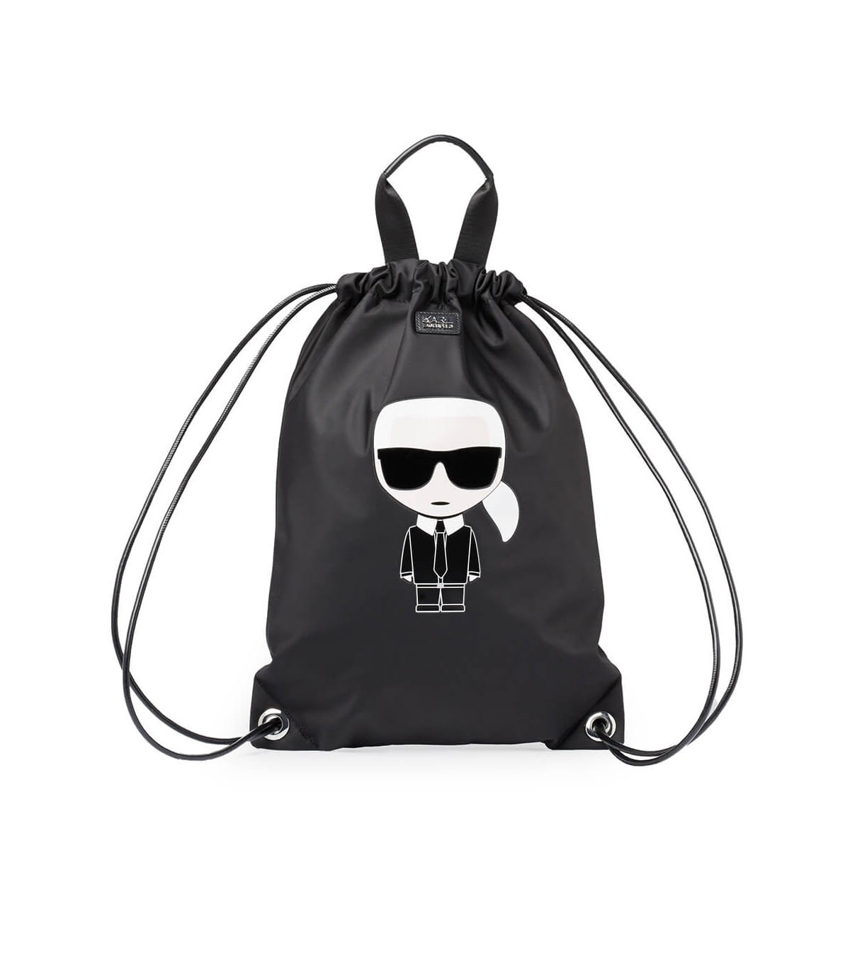 karl lagerfeld black backpack