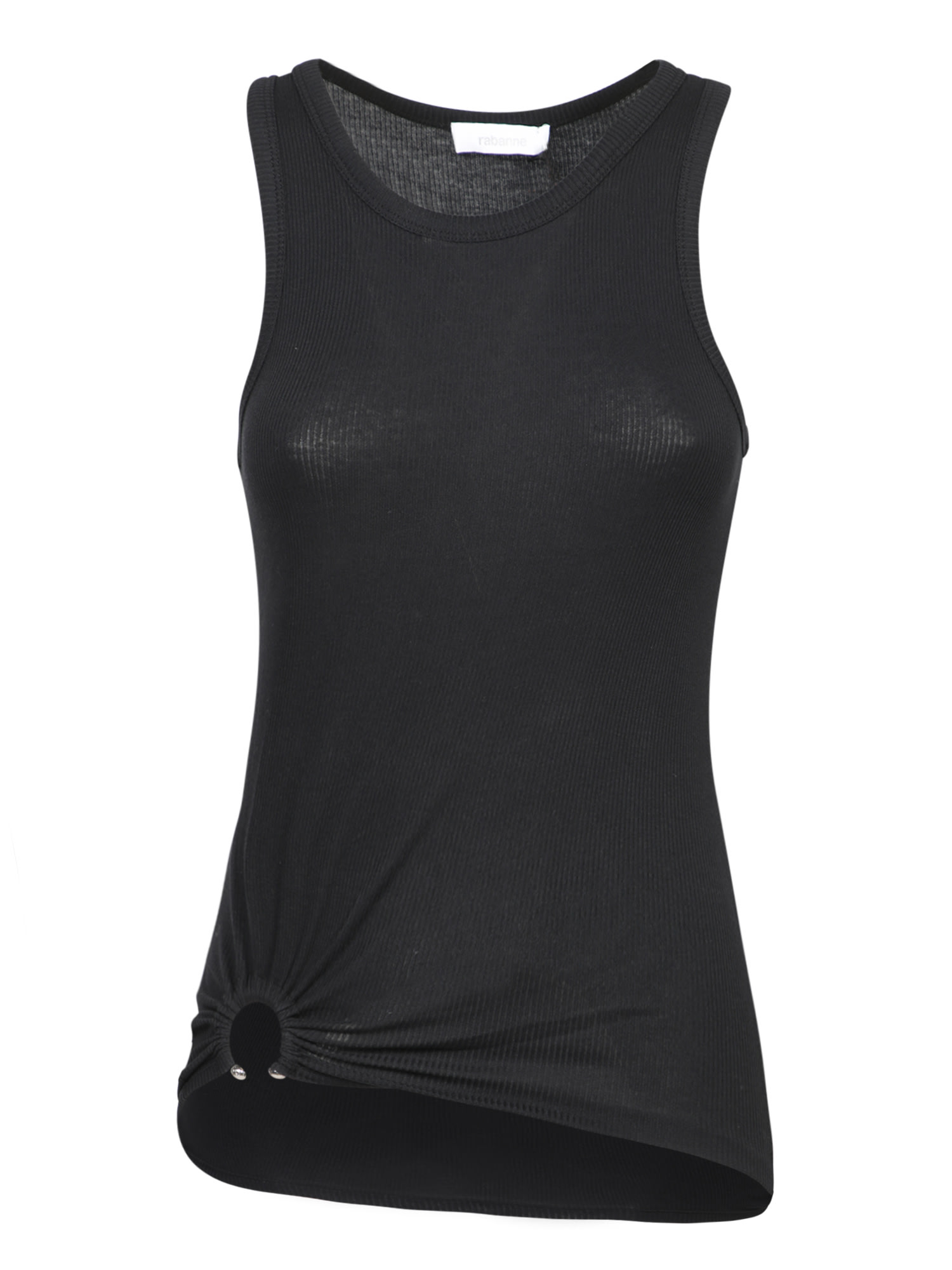 Black Piercing Tank Top