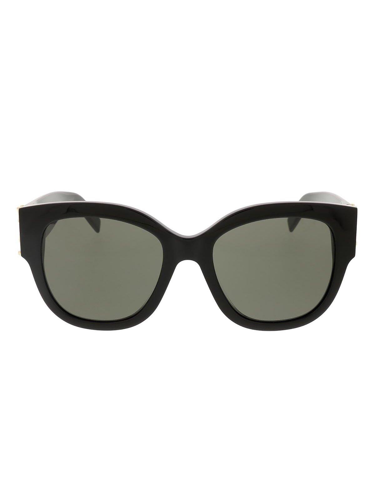 Saint Laurent Square Frame Sunglasses In Black