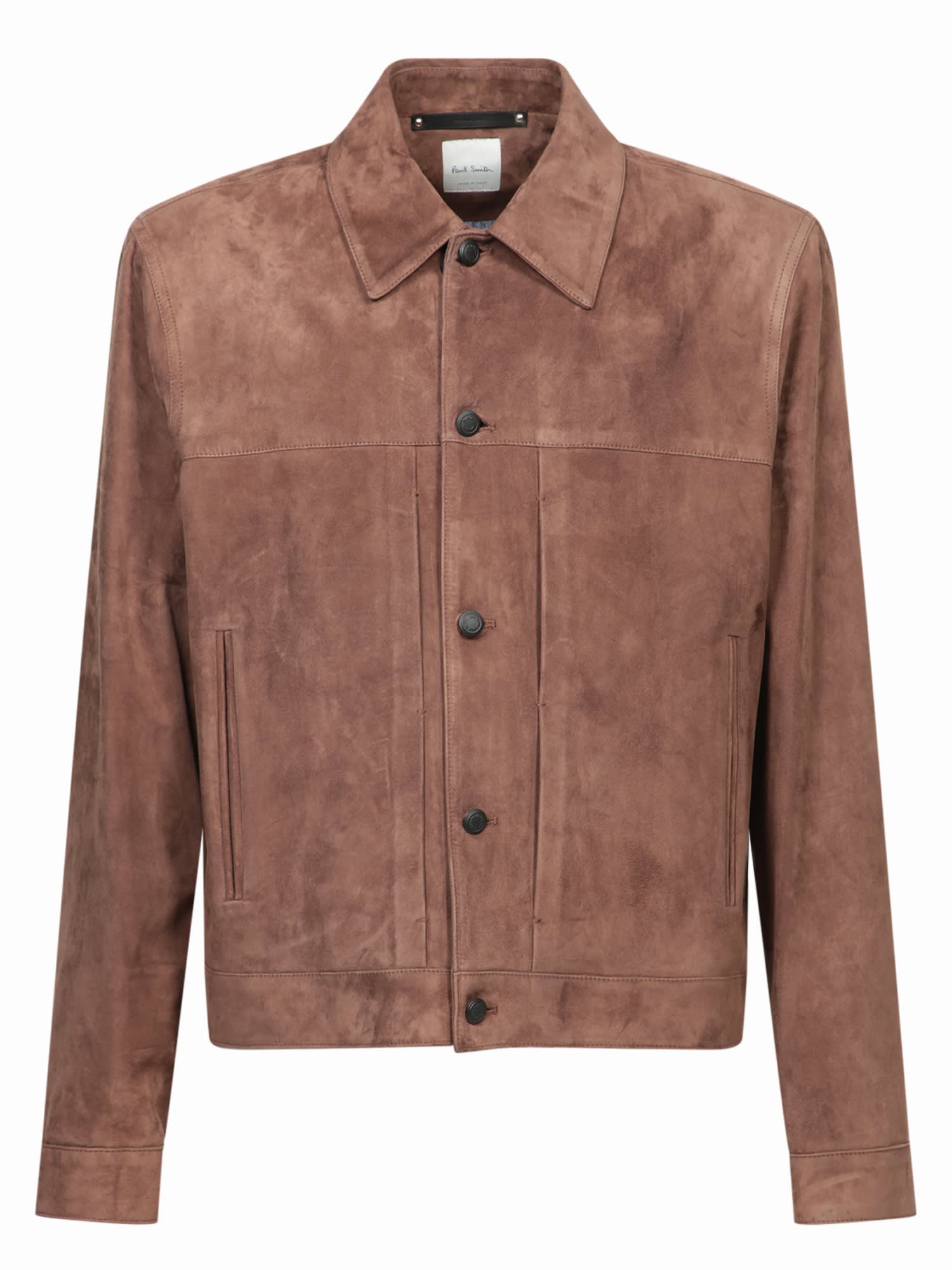 Shop Paul Smith Brown Suede Jacket