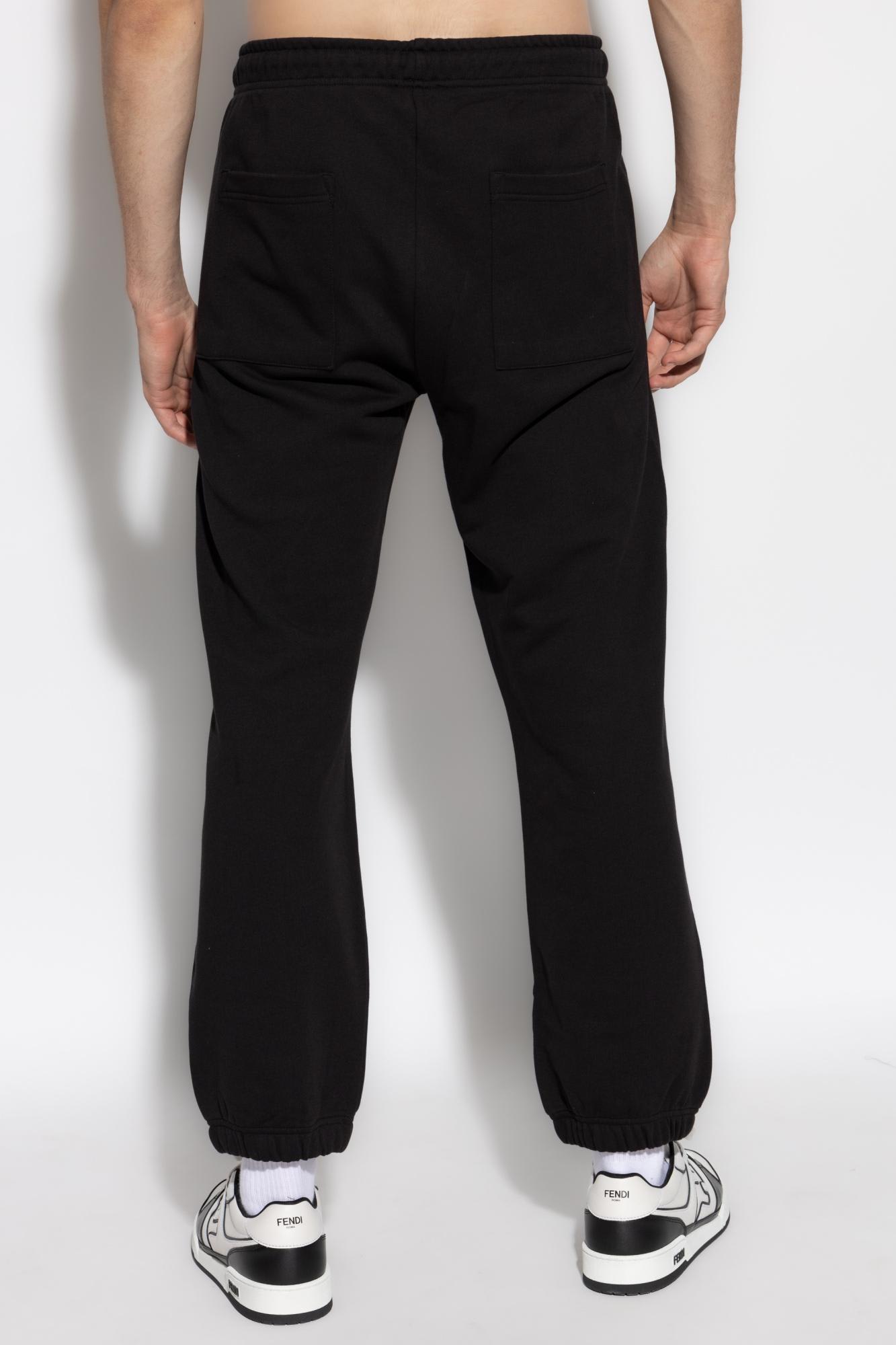 Shop Versace Jeans Couture Pants In Black