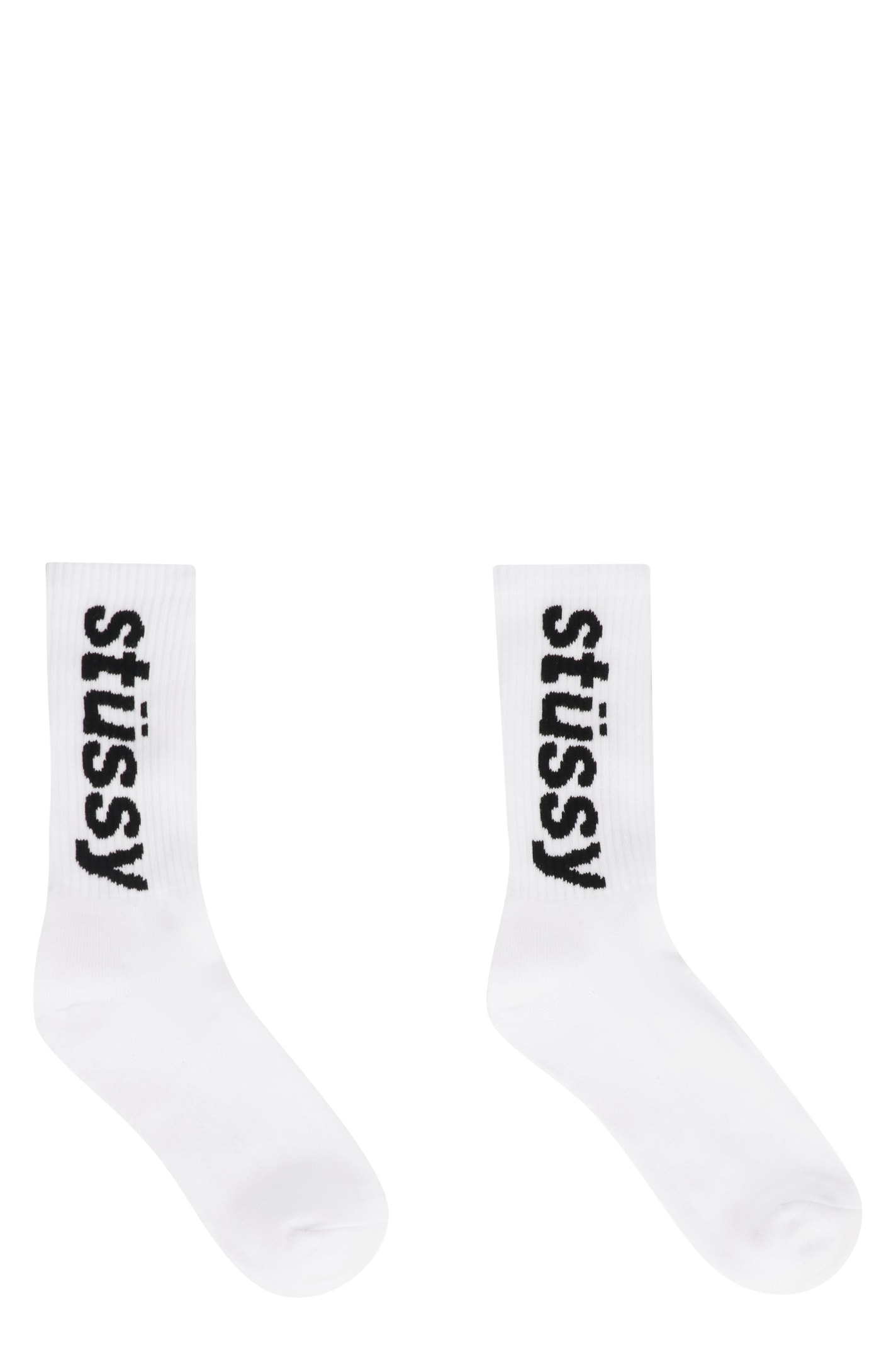 Stussy Logo Cotton Blend Socks