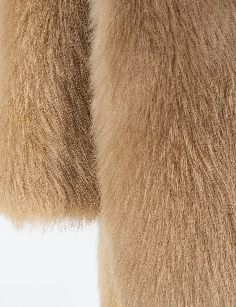 Shop Fabiana Filippi Sheepskin Coat In Cammello