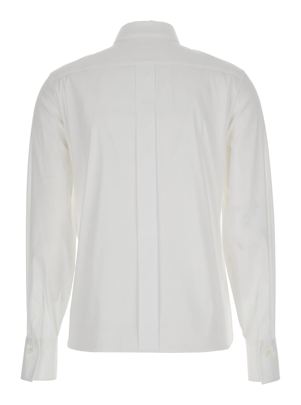 Shop Brunello Cucinelli White Shirt With Button Closure In Cotton Blend Woman