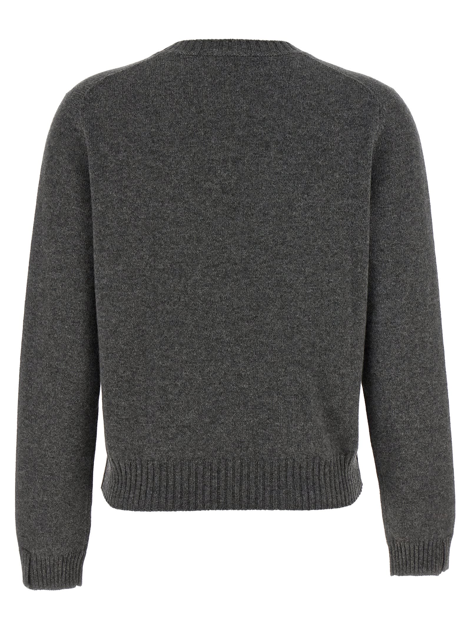 Shop Brunello Cucinelli Cashmere Sweater In Gray