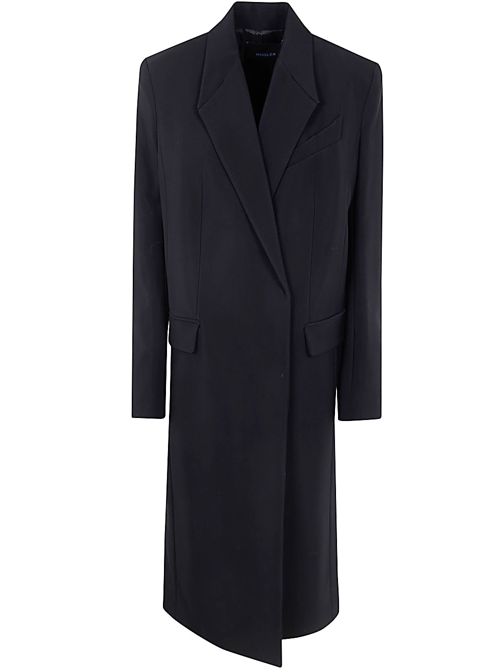 Shop Mugler Ma0178 Coat In Black