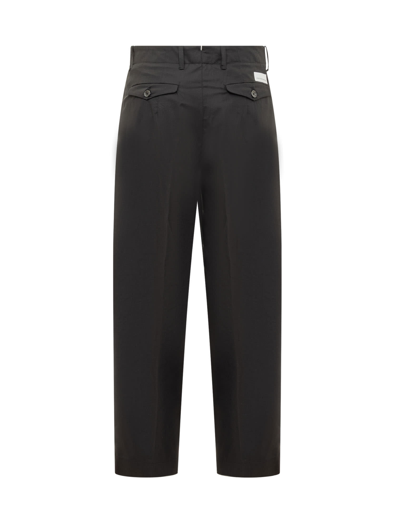 Shop Nine In The Morning Diamante Carrot Trousers In Nero