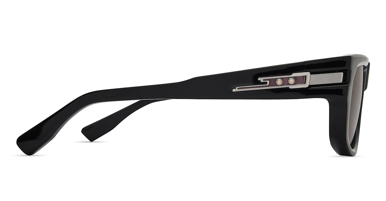 Dita Pridm - Black / Black Palladium / Red Sunglasses In Multi