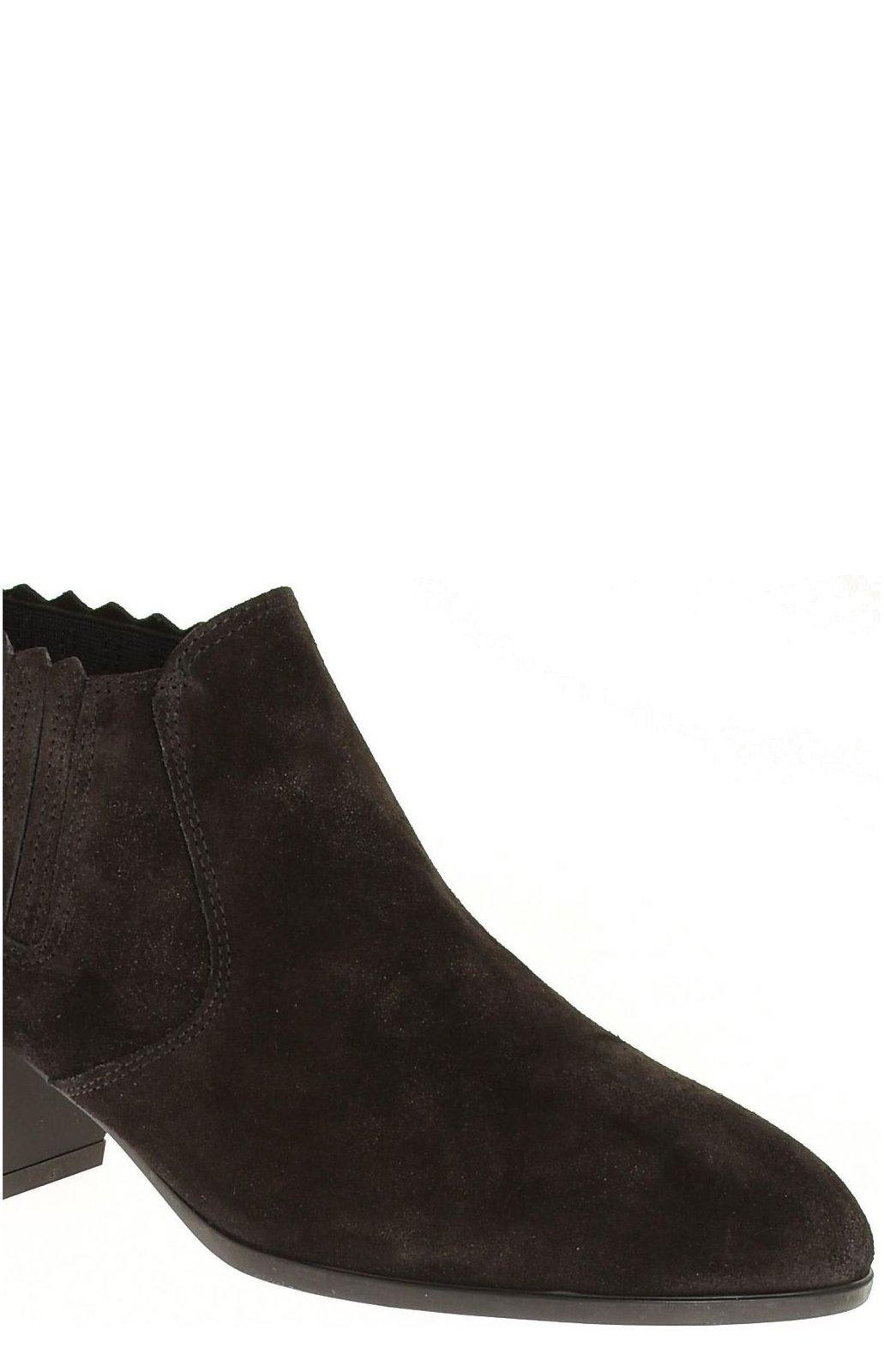 Shop Hogan Block-heeled Ankle Boots  In Black