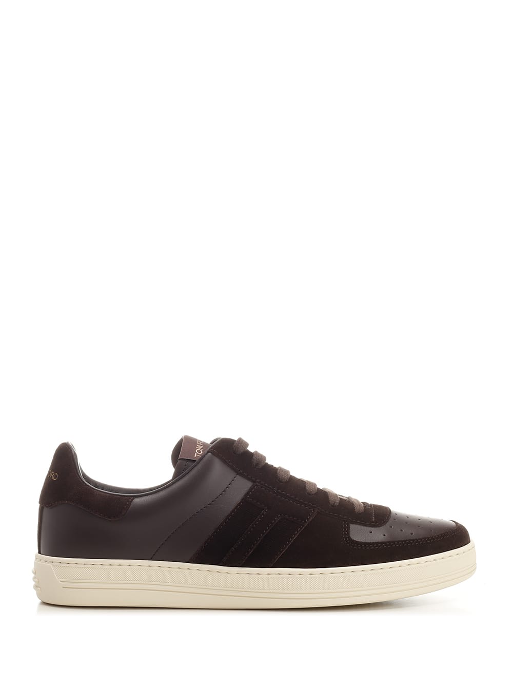 TOM FORD SUEDE AND LEATHER SNEAKERS