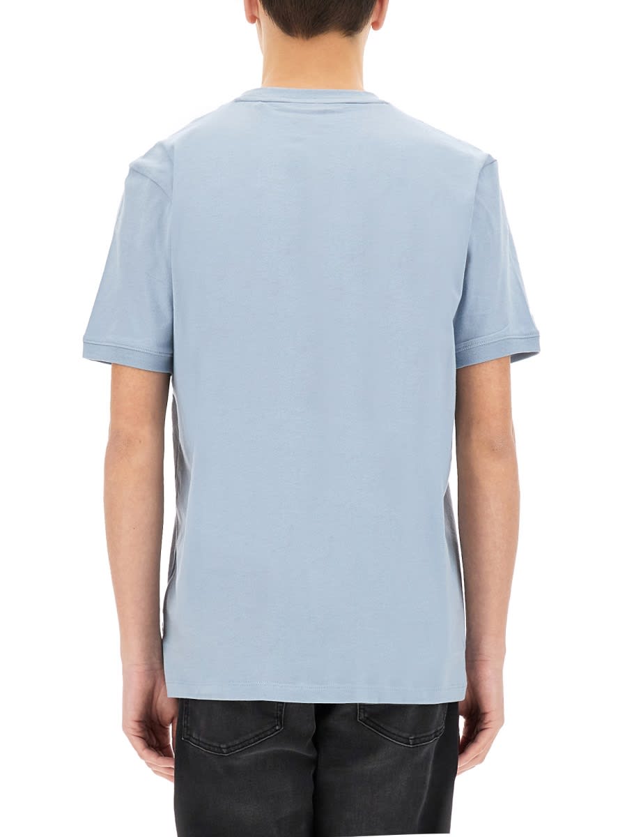 Shop Hugo Boss T-shirt Diragolino 212 In Azure