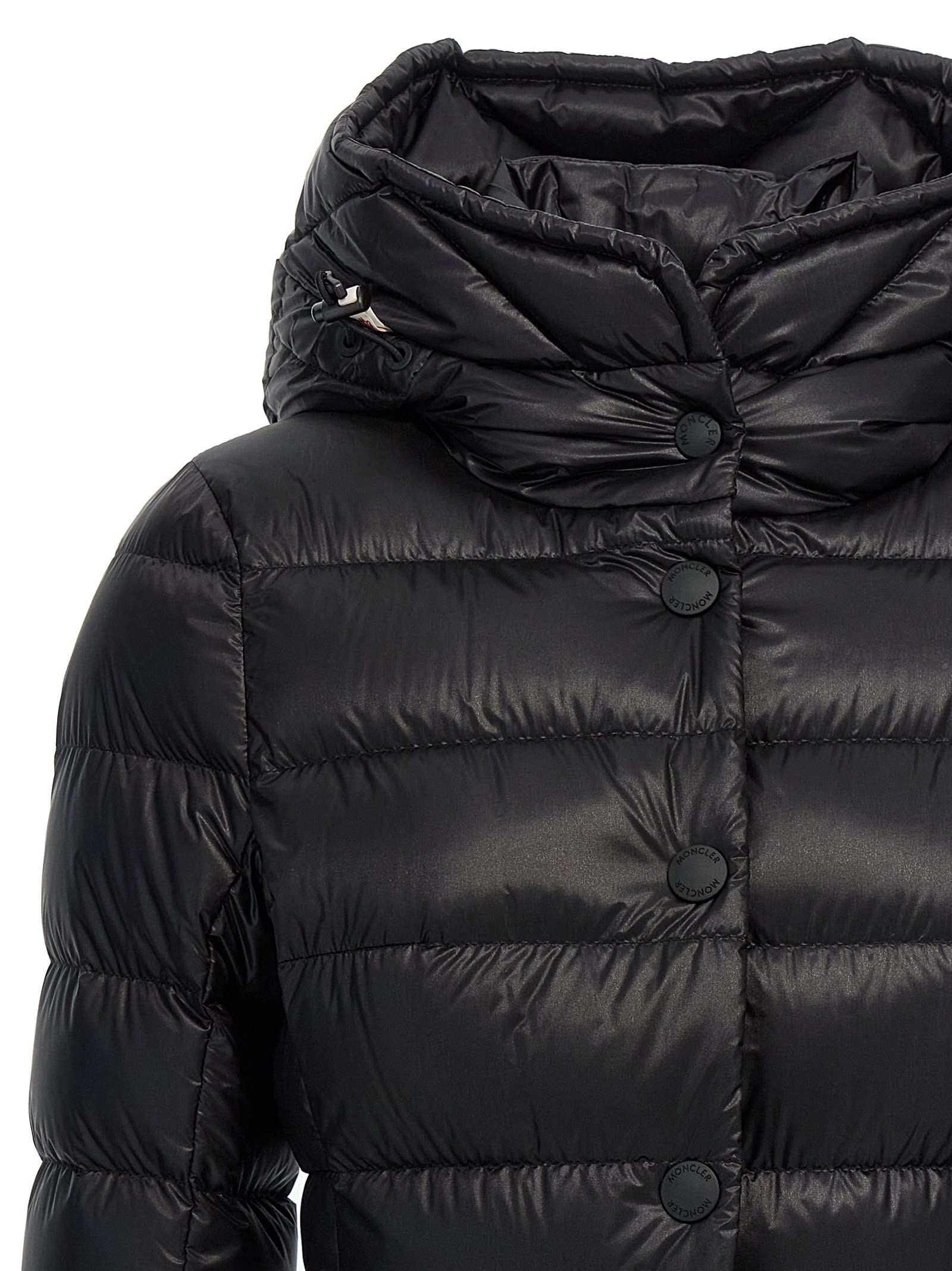 Shop Moncler Armoniques Down Jacket In Black