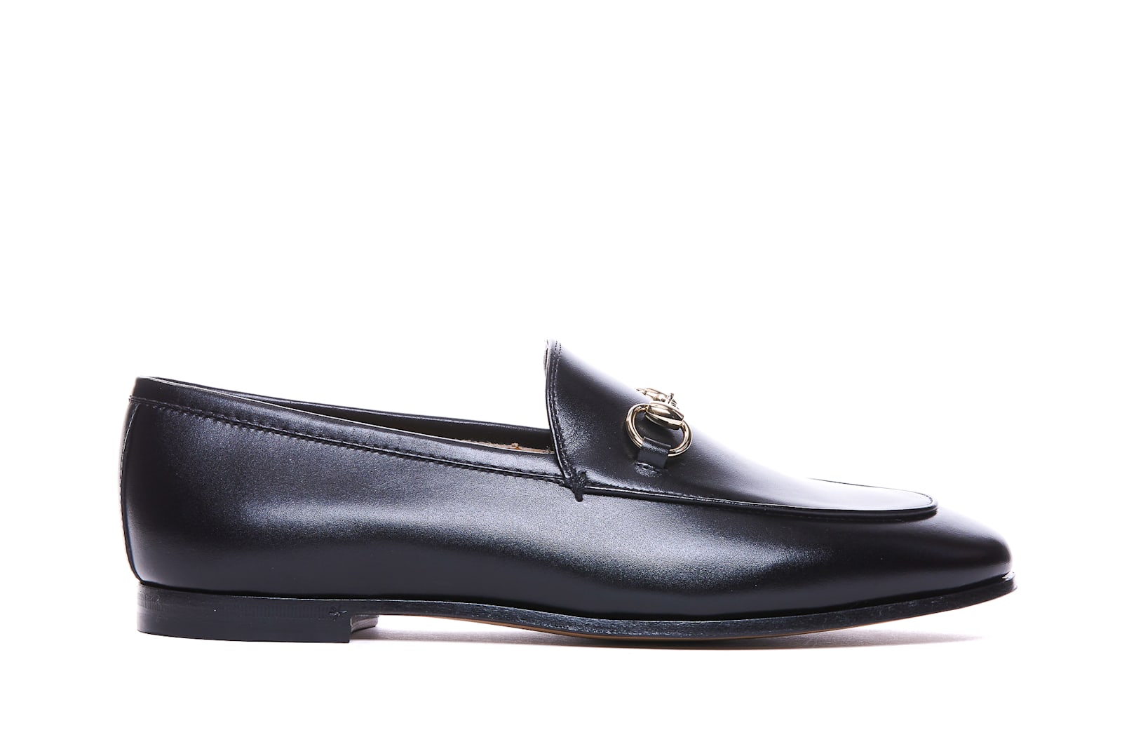 Shop Gucci Jordaan Loafers In Black