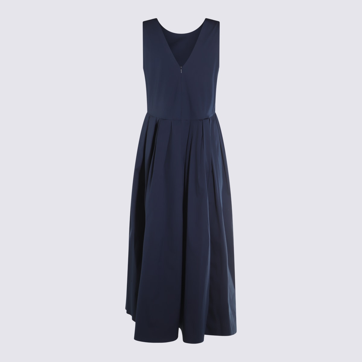 's Max Mara Ussita Cotton Poplin Midi Dress In Blue