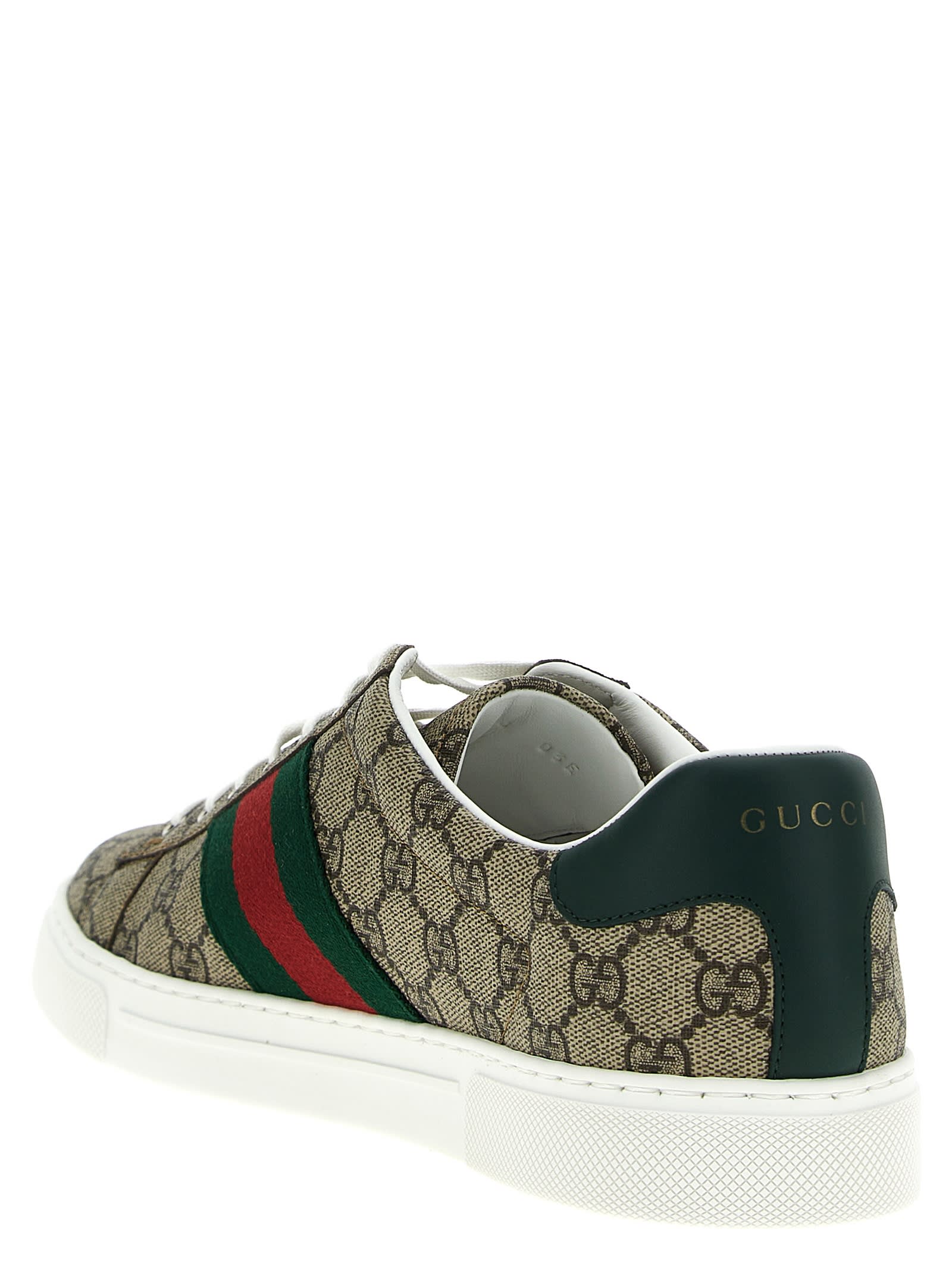 Shop Gucci Ace Sneakers In Beige