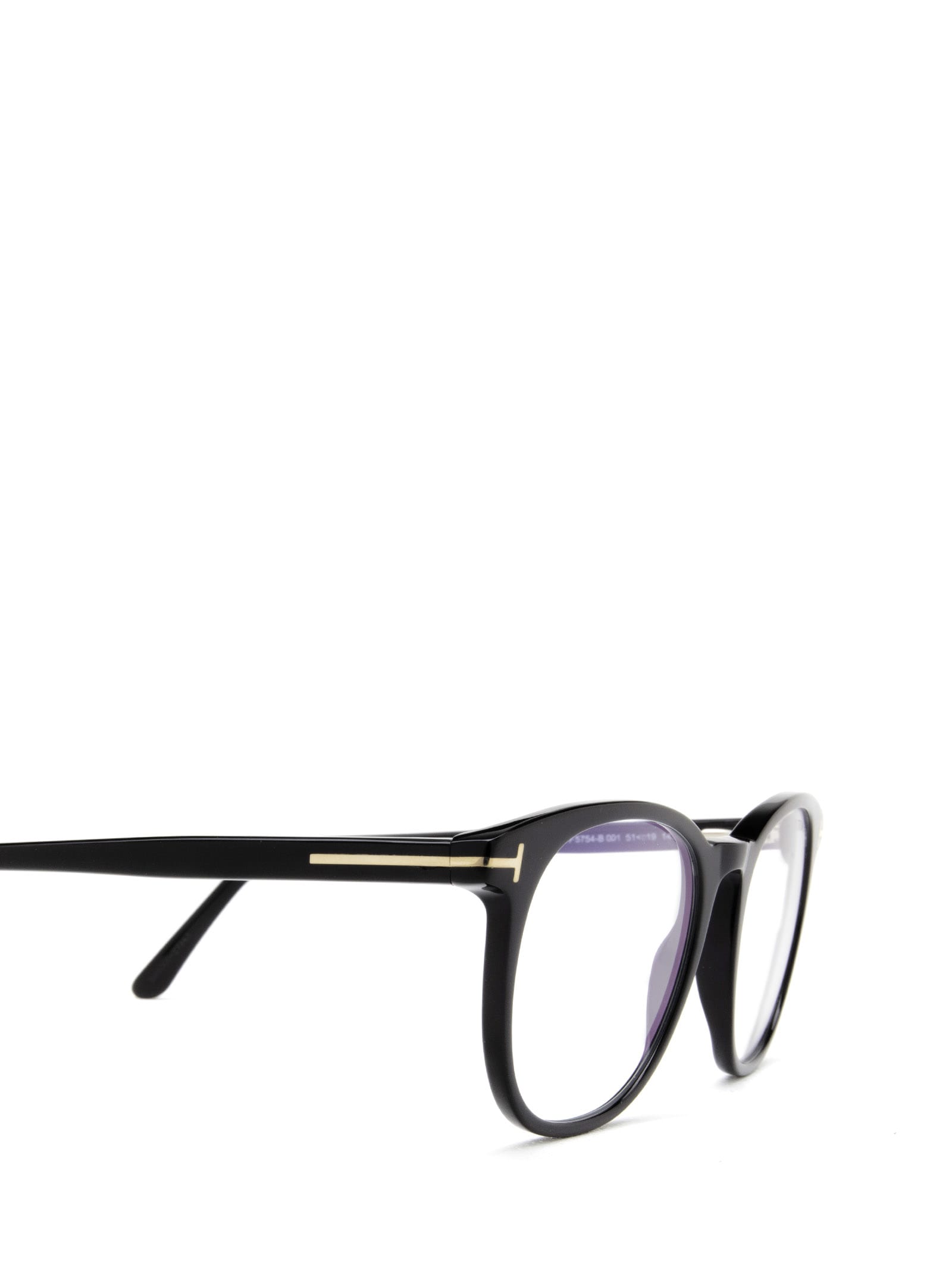 Tom Ford Ft5629-b Shiny Black Unisex Eyeglasses In Black,blue | ModeSens