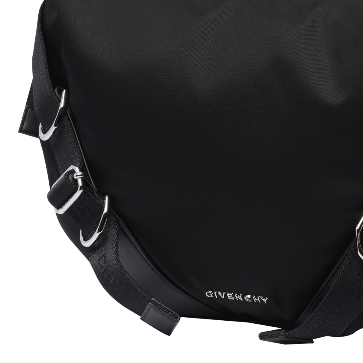 Shop Givenchy Voyou Crossbody Nylon Bag In Black