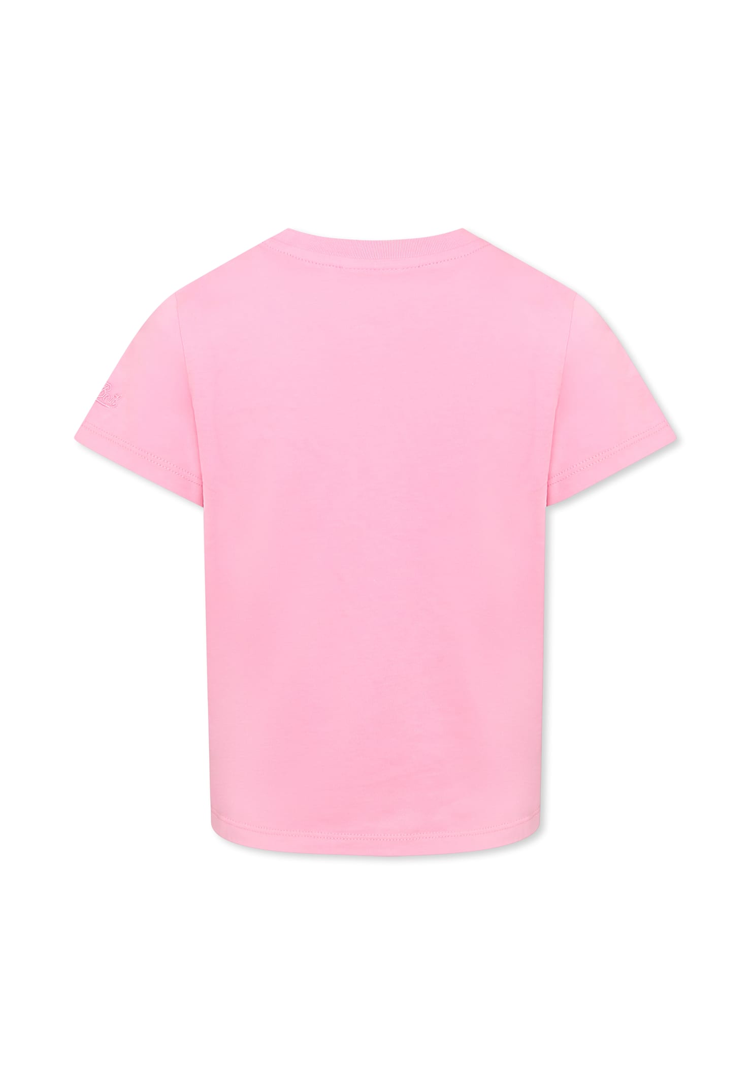 Mc2 Saint Barth Pink T-shirt For Girl With Snoopy In Pink