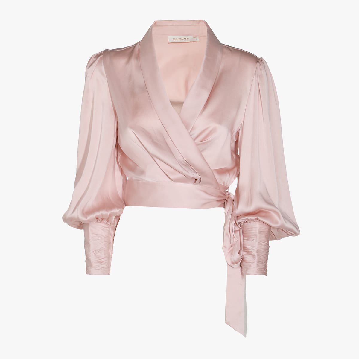 Light Pink Silk Top