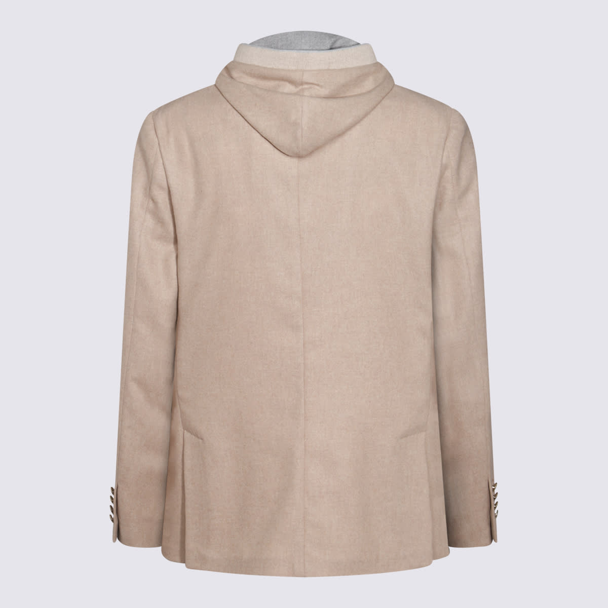 Shop Eleventy Sand Wool Blazer