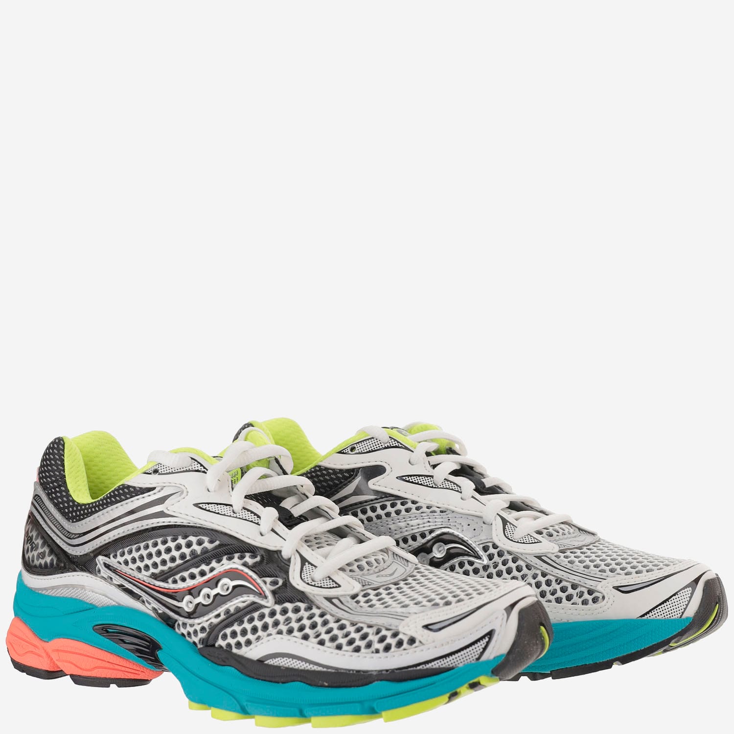 Saucony Mens Silver Mutant Progrid Omni 9 Woven Trainers In Multi
