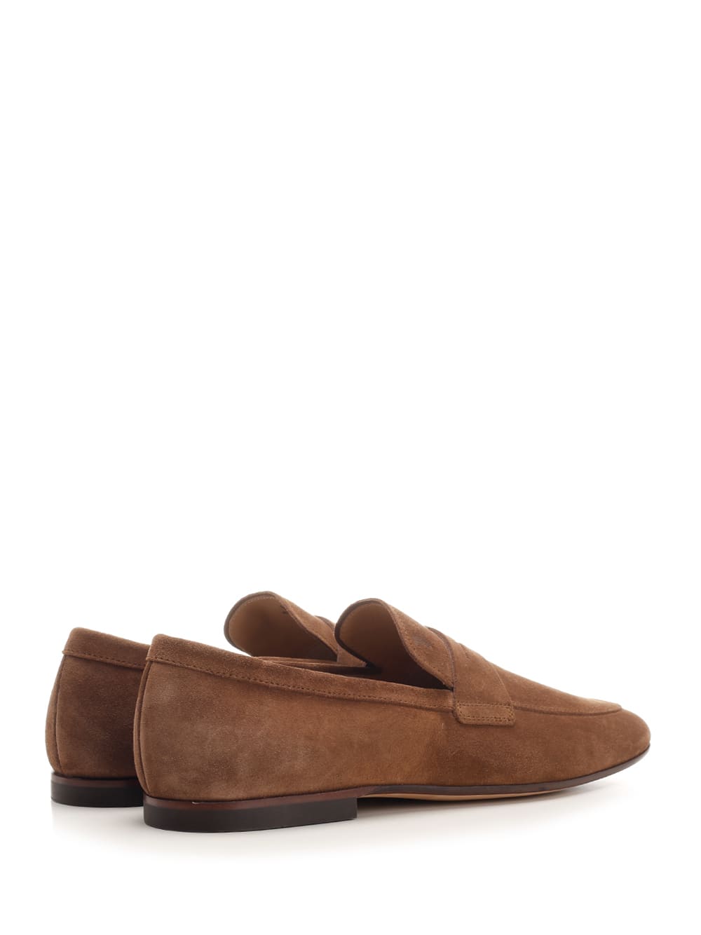 Tod's Suede Loafers In Brown