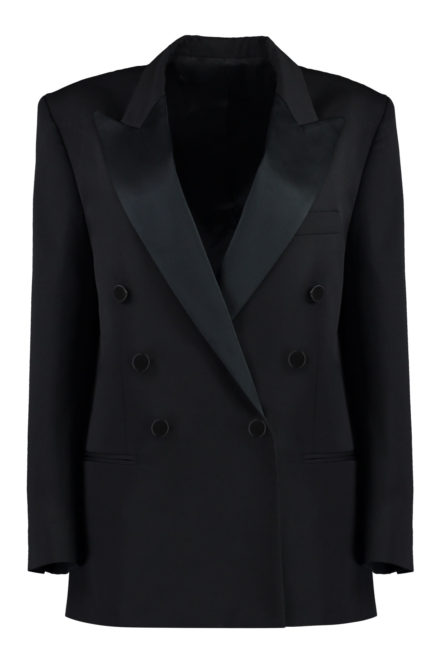 Peagan Double-breasted Wool Jacket