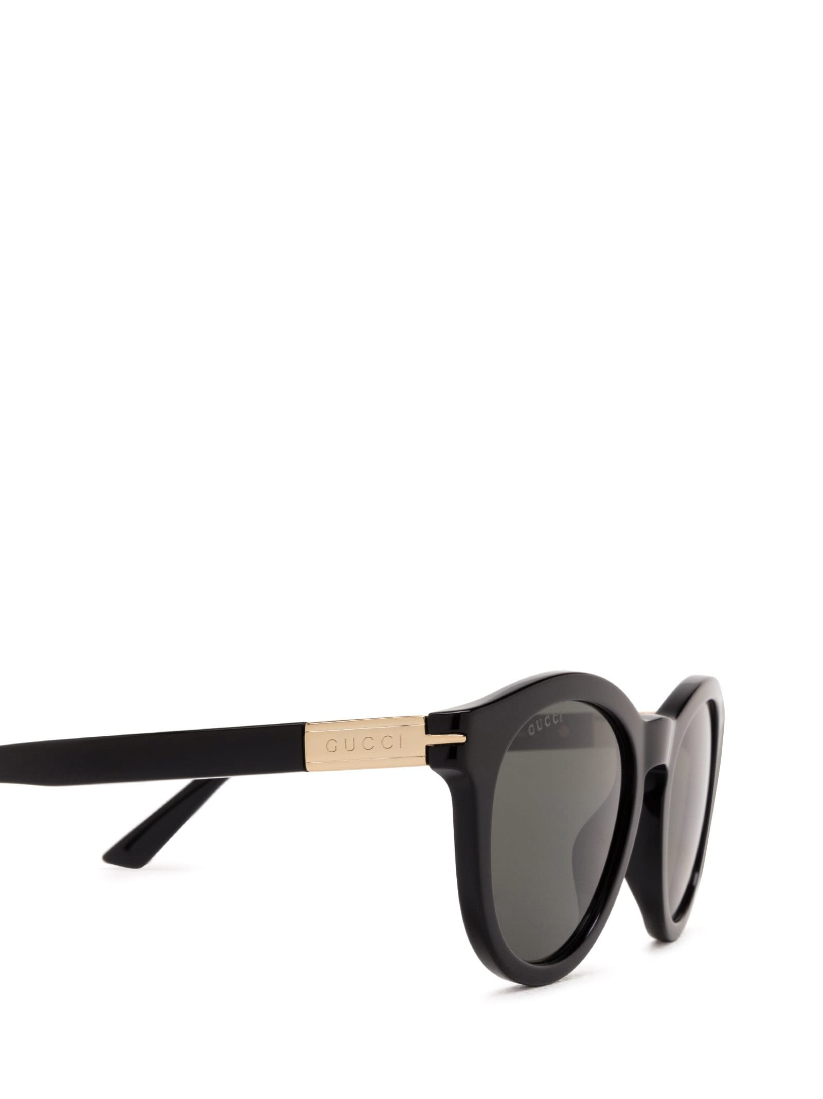 Shop Gucci Gg1501s Black Sunglasses