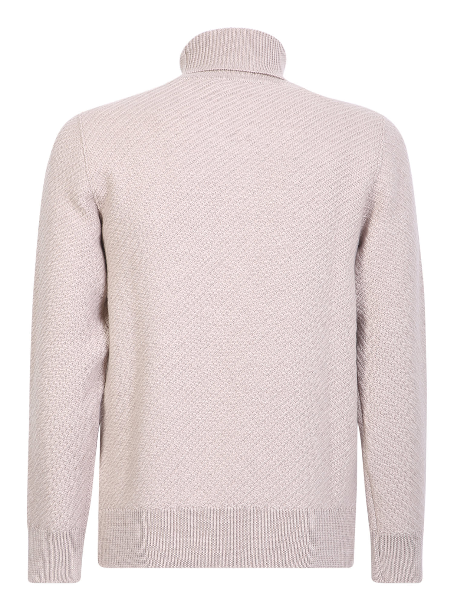 Shop Lardini Wool Jumper In White