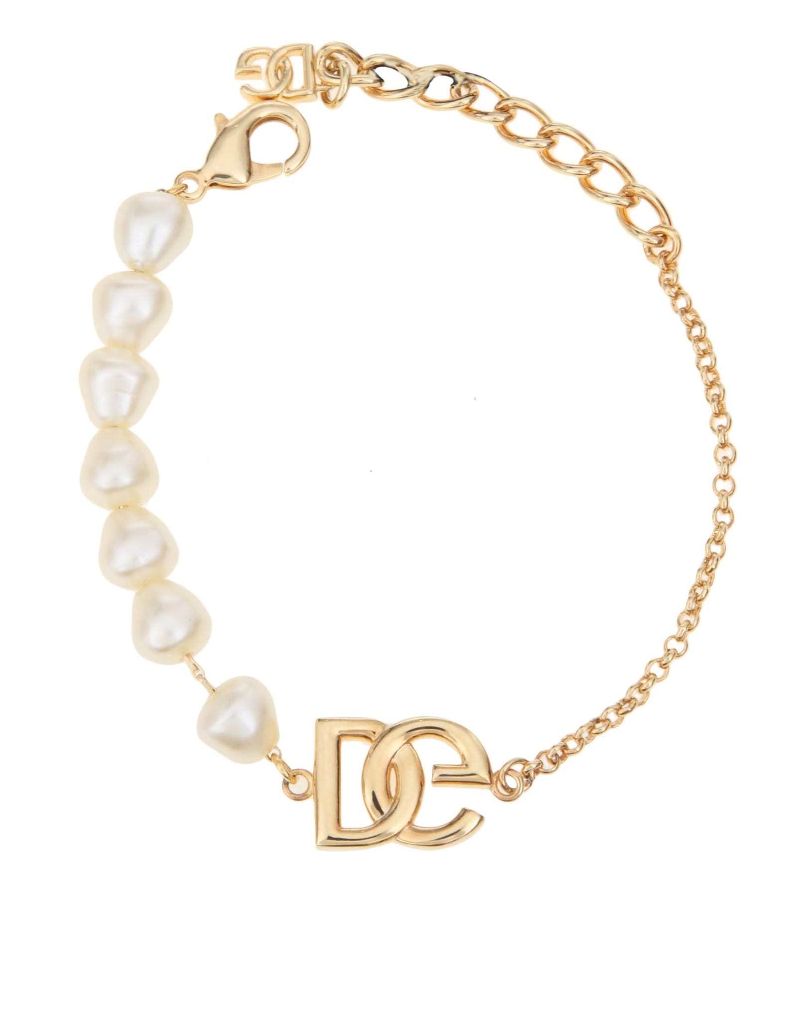 Dolce & Gabbana Pearl Bracelet With Logo