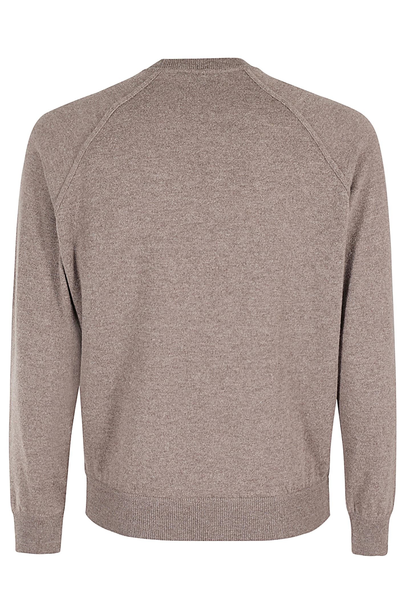 Filippo De Laurentiis Girocollo Raglan Lana Cashmere In Brown