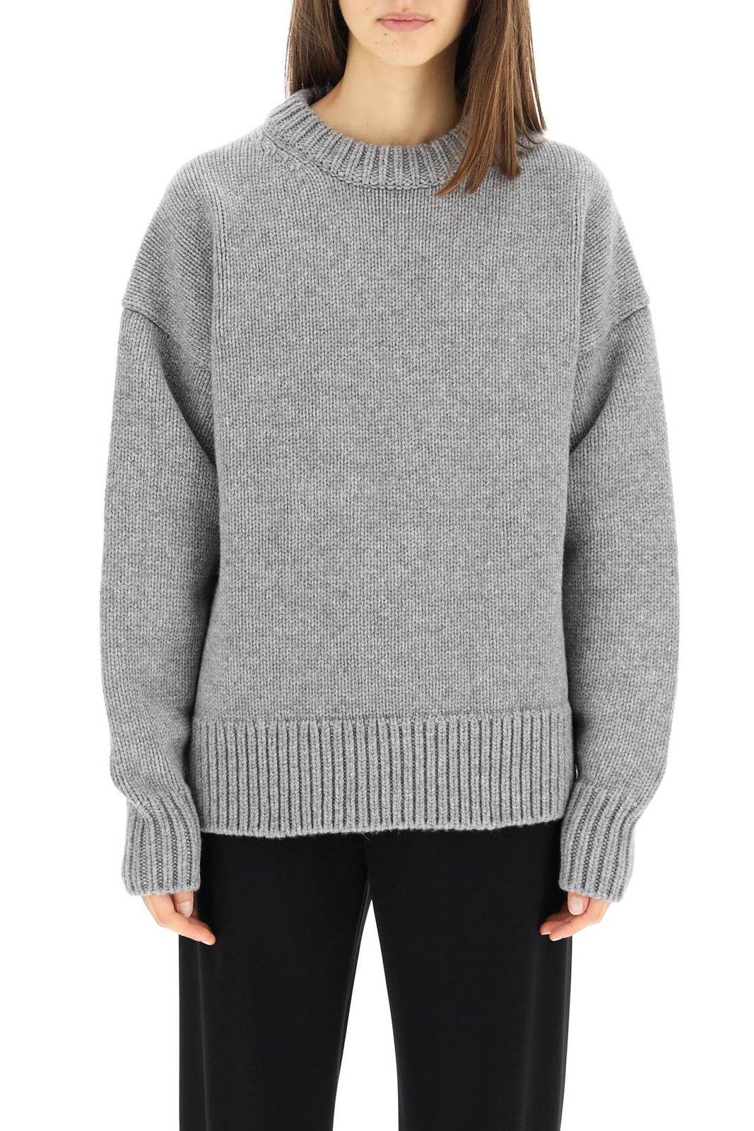 The Row Kensington Cashmere Turtleneck Sweater In Gray