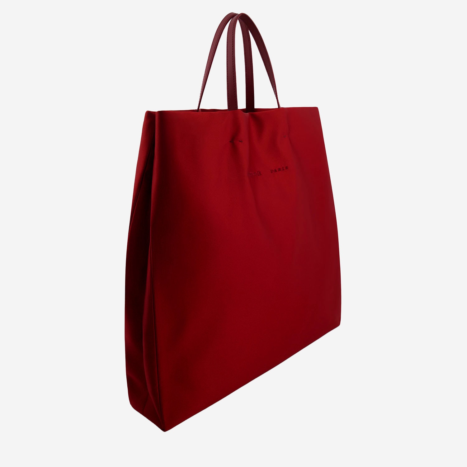 CARVEN SATIN JEANNE TOTE BAG