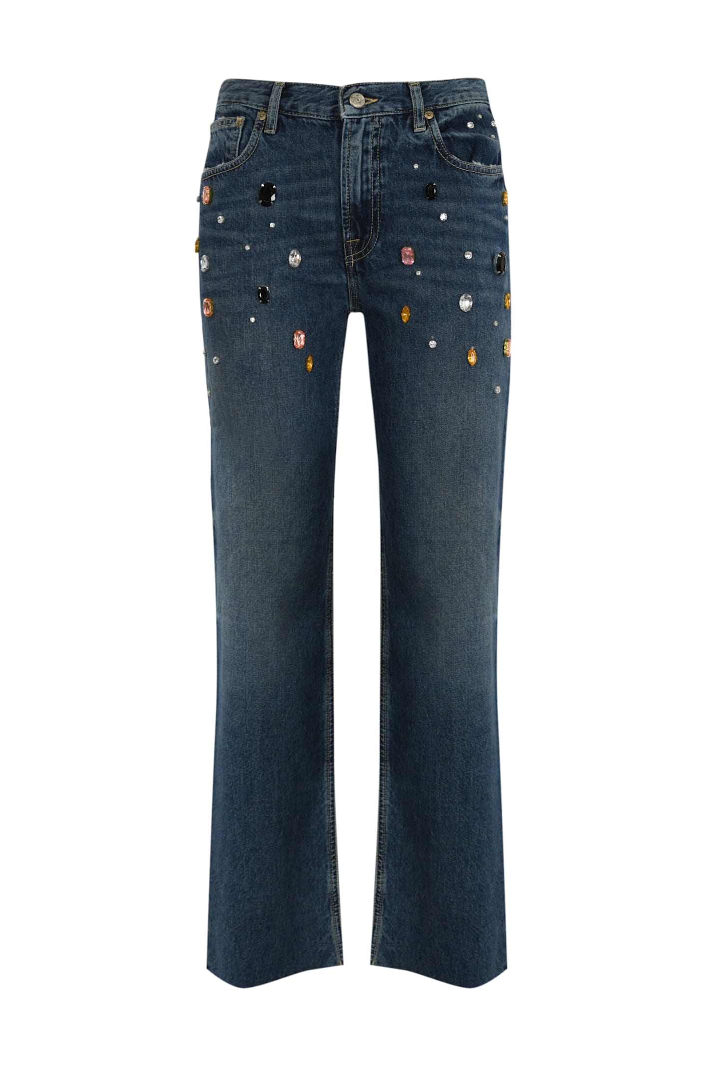 Roy Rogers Sofia Desert Wash Jeans With Applications