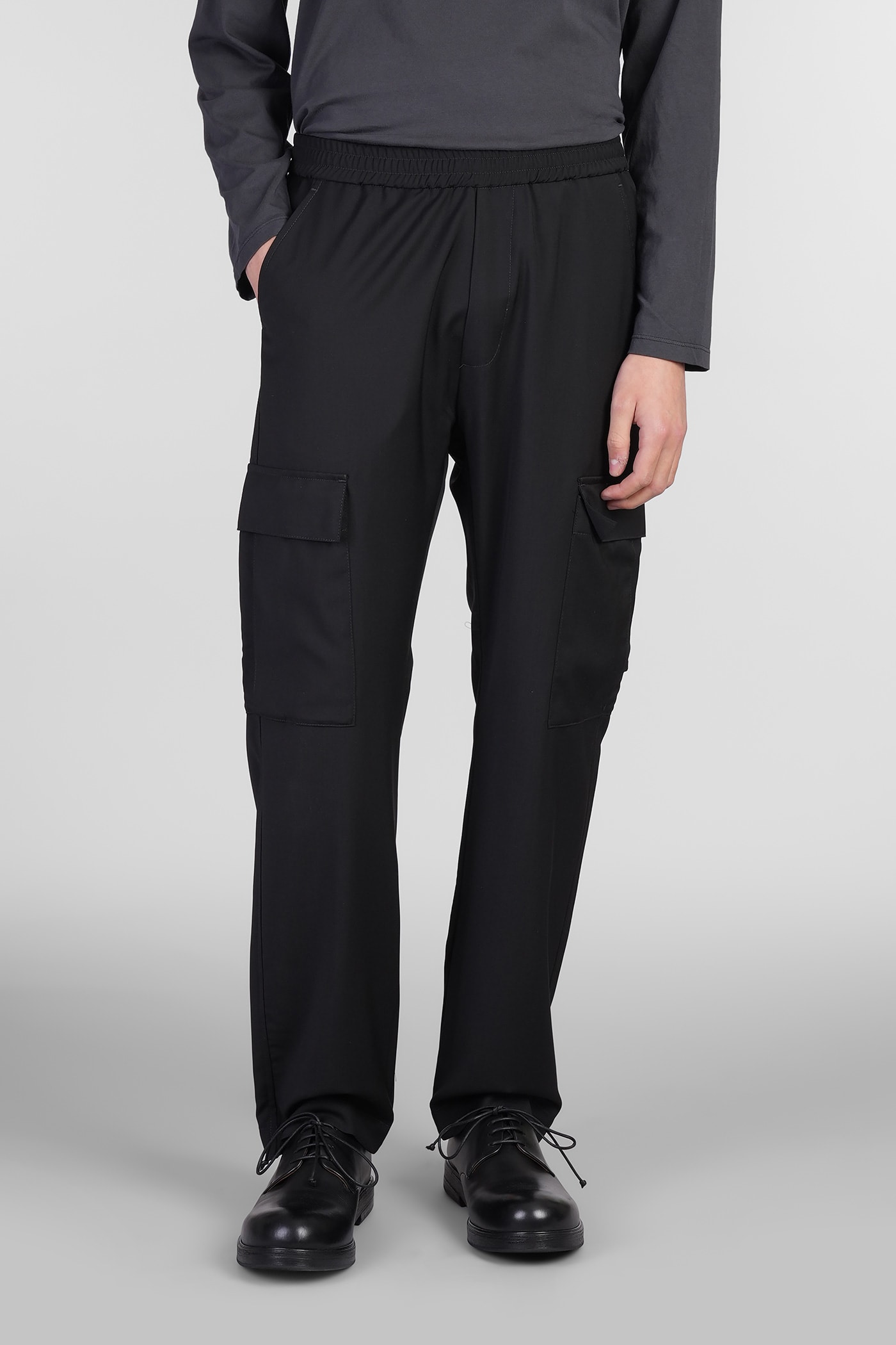 Barena Tagio Pants In Black Wool