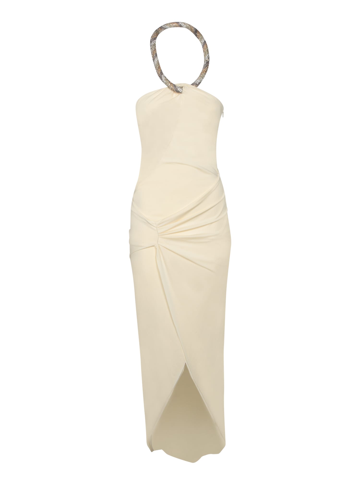 Yellow Fluid Jersey Dress
