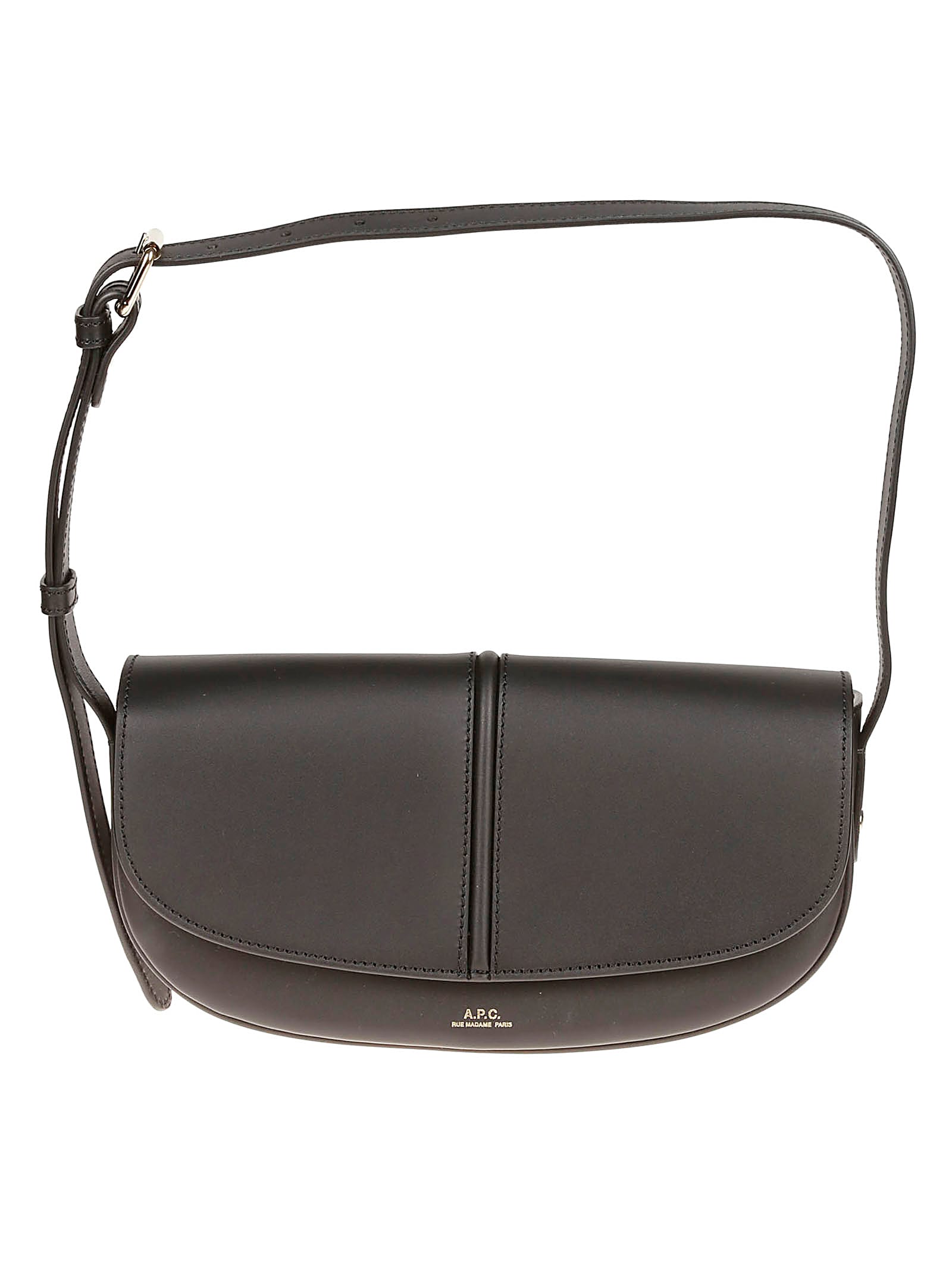 Shop Apc Sac Betty Shoulder In Lzz Noir