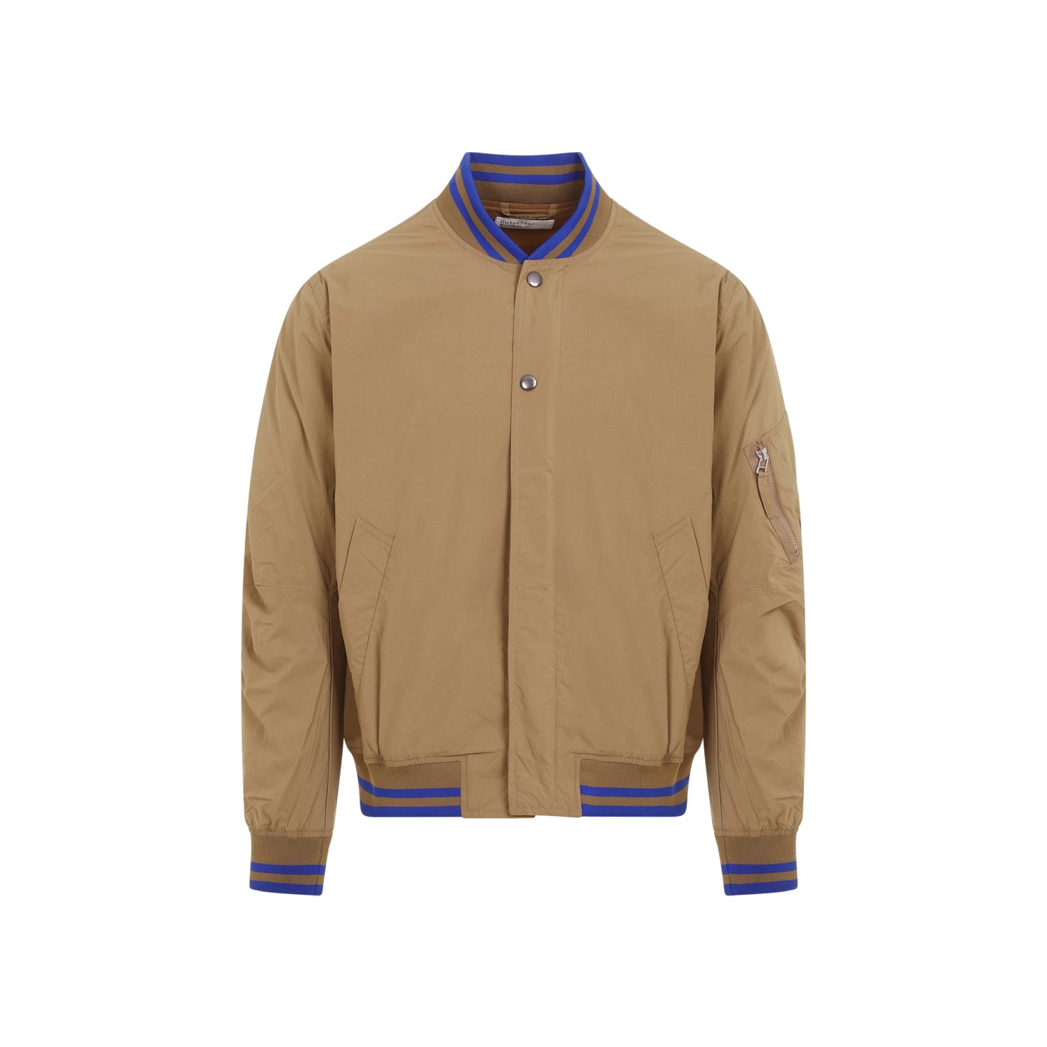 Shop Universal Works Ns Bomber Jacket In Sand