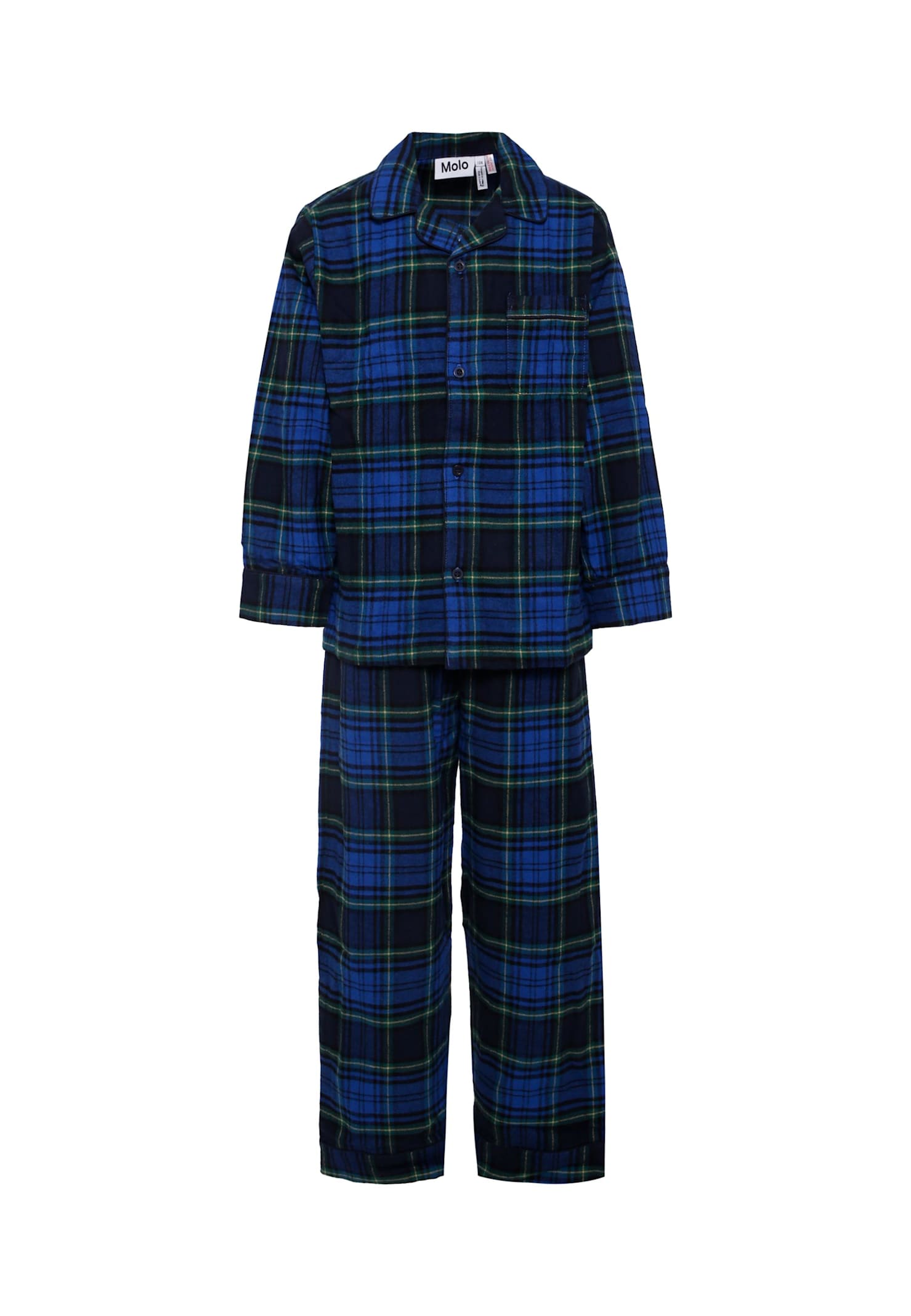 Molo Blue Pyjamas For Boy In Blue
