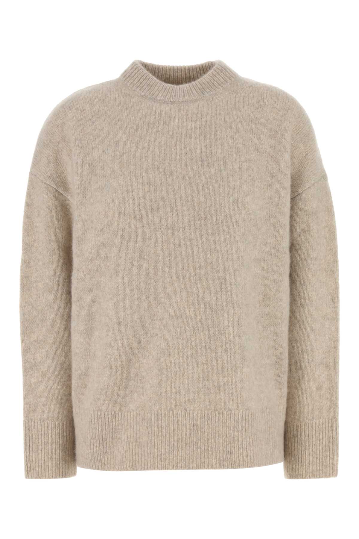 Co Sand Cashmere Blend Oversize Sweater In Neutral