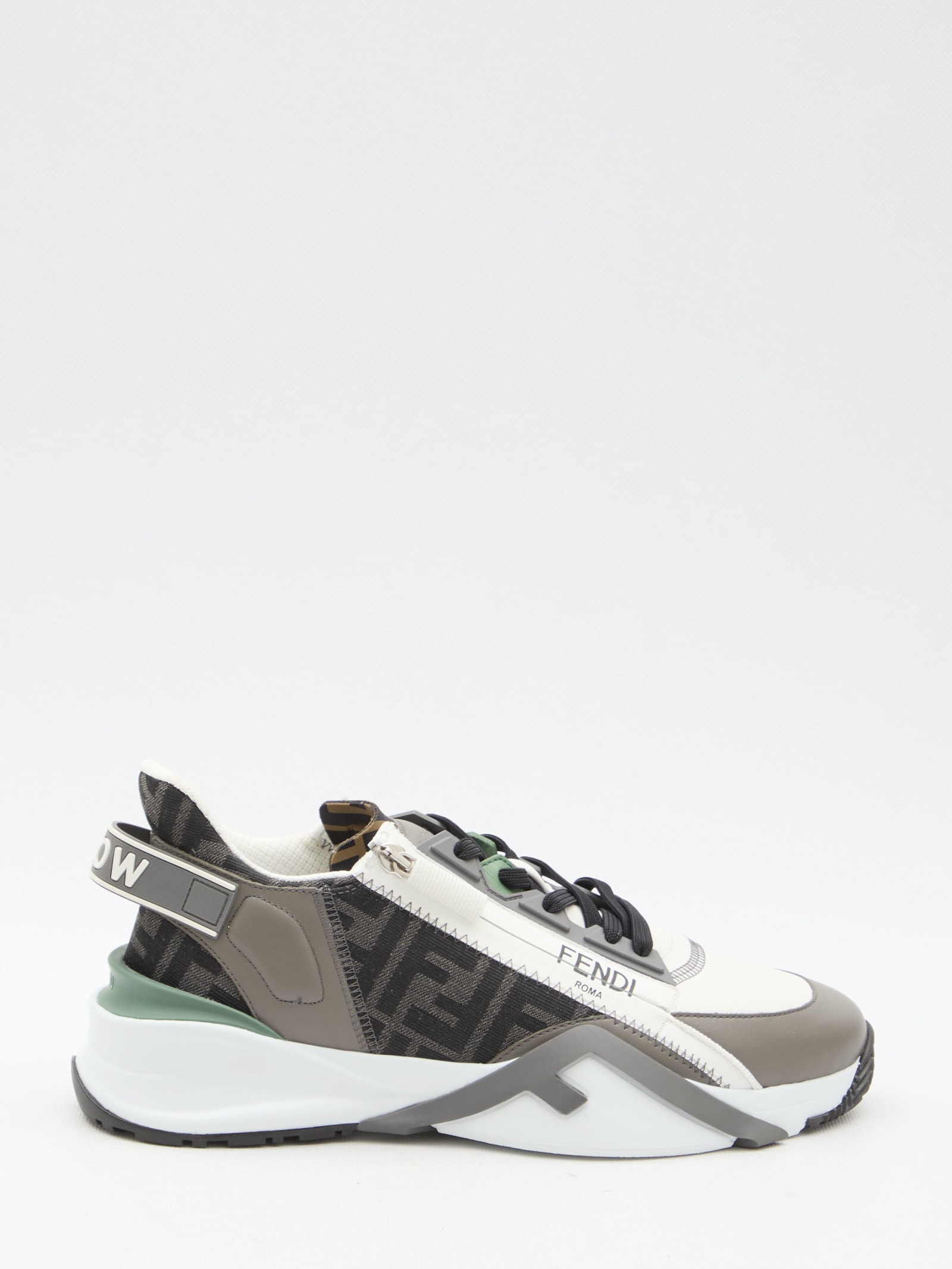 Shop Fendi Flow Sneakers In Multicolour