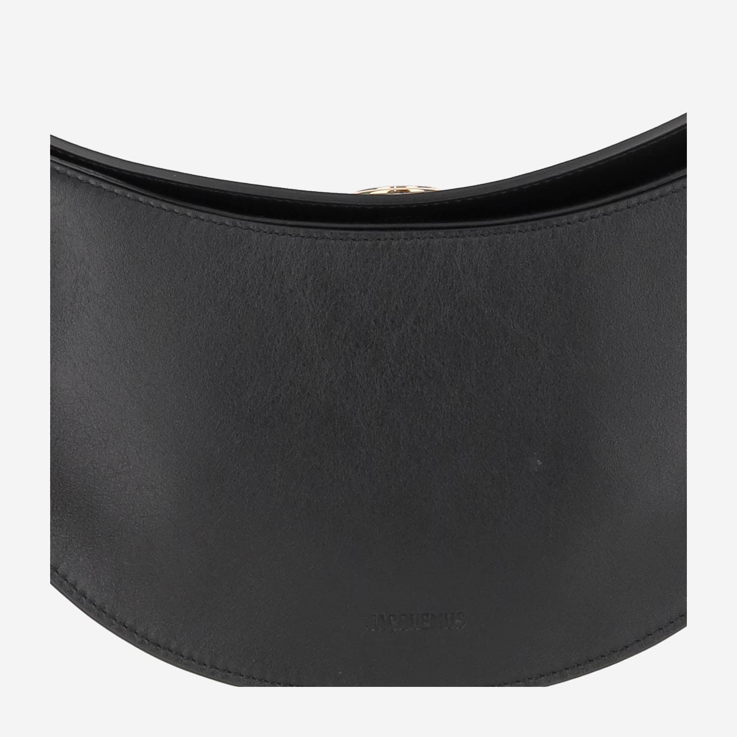 Jacquemus Le Petit Calisso Rond Embellished Leather Clutch In Black