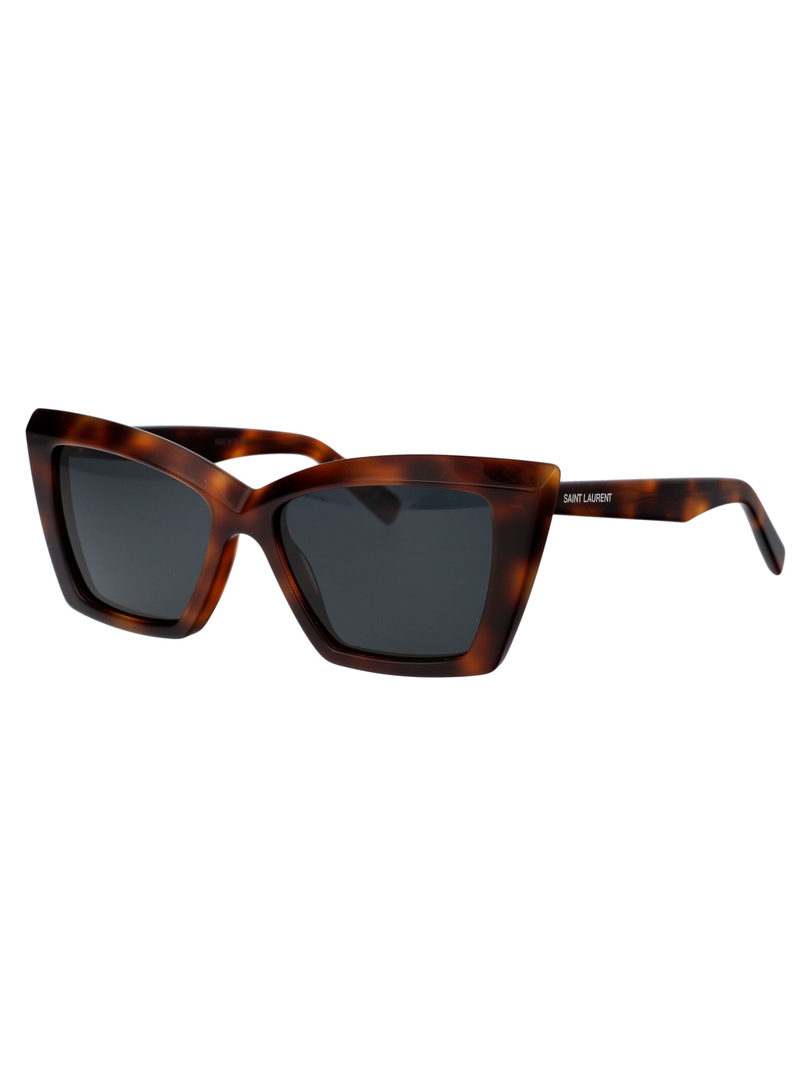 Saint Laurent Sl 657 Sunglasses In Brown