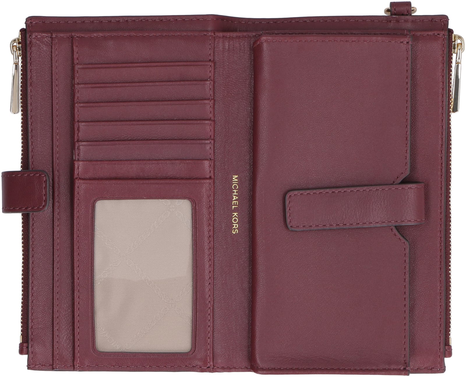 michael kors adele leather smartphone wallet
